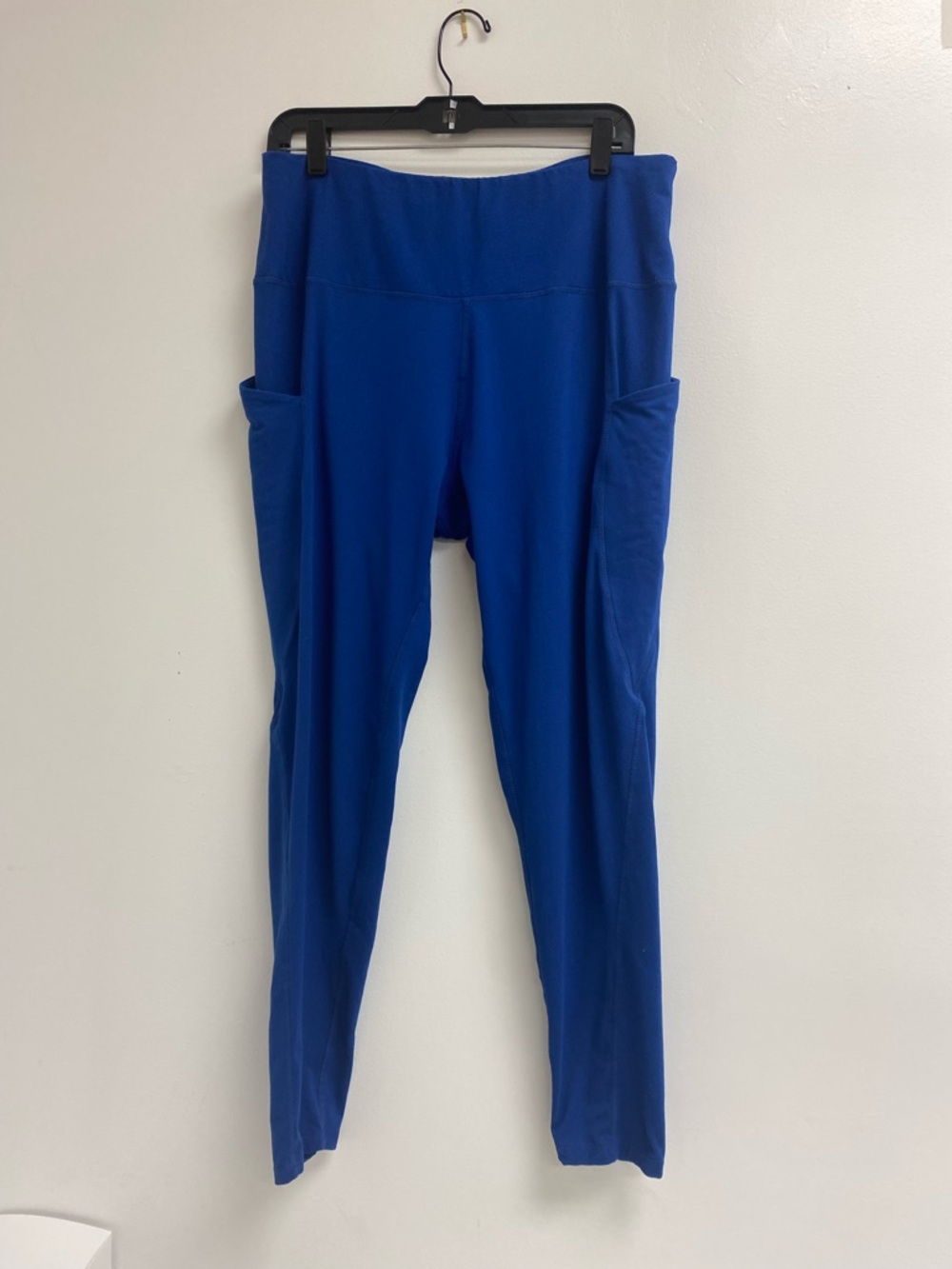 Women’s Royal Blue Leggings With 2 Pockets Size 3XL